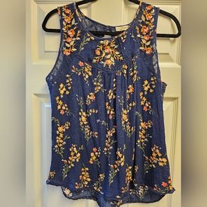 Womens floral tank